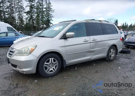2006 Honda Odyssey Touring из США, поврежденный, VIN 5FNRL38846B053837